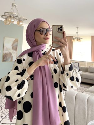Gül Lila Modal Şal
